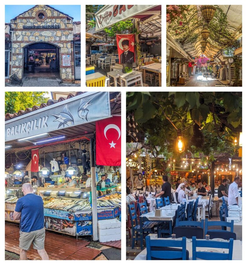 A collage of photos from Old Town Fethiye