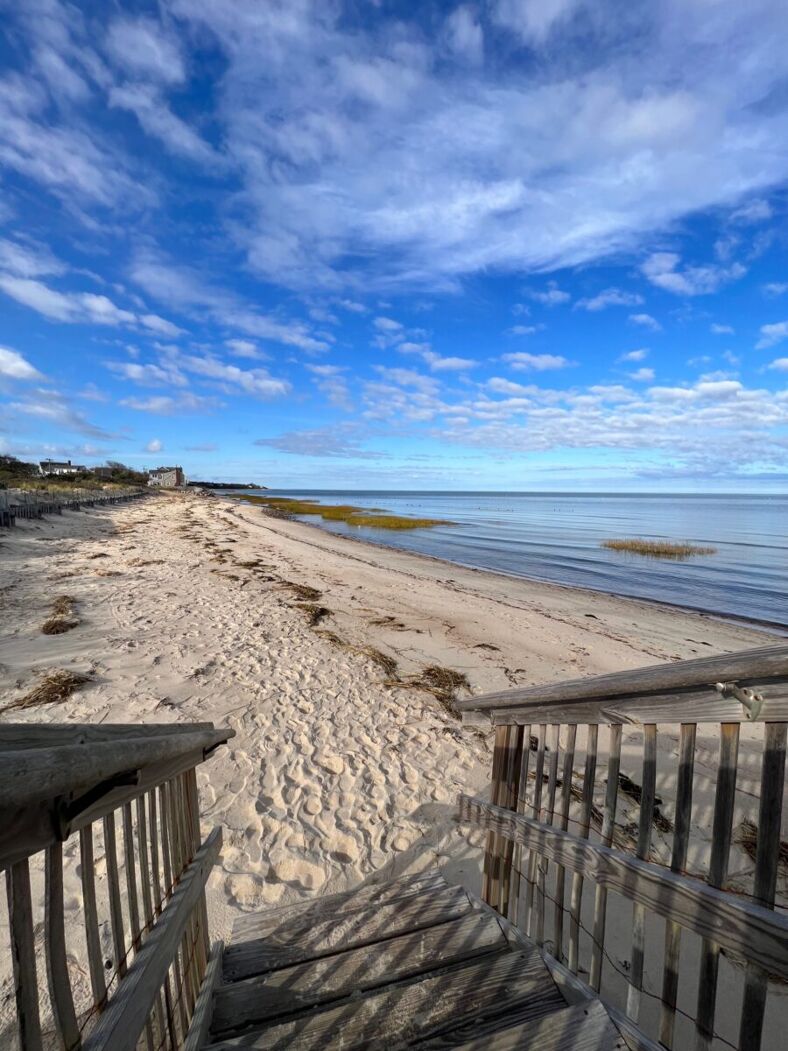 One of the many beaches on Cape Cod