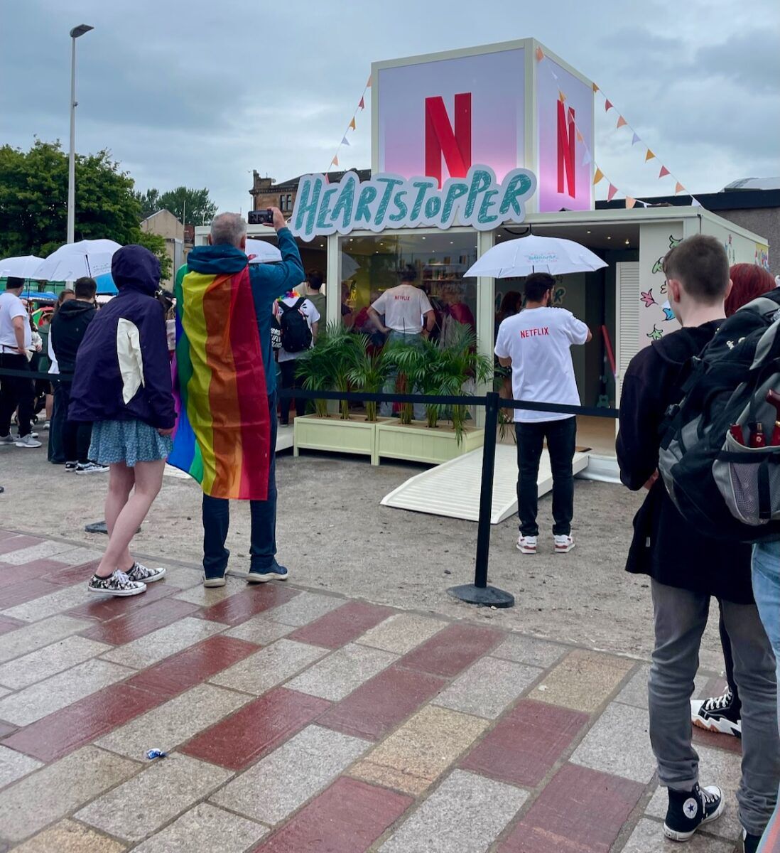 A pop up of Charlie’s bedroom from Netflix’s “Heartstopper”