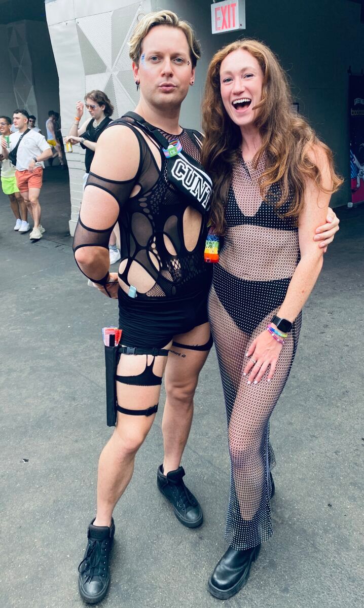 a pair of besties at New Ork Pride