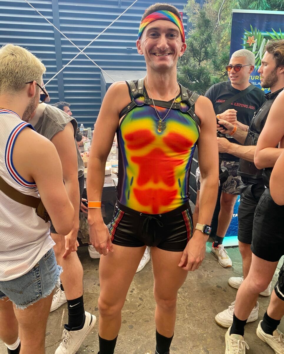 TieDye guy at New York Pride