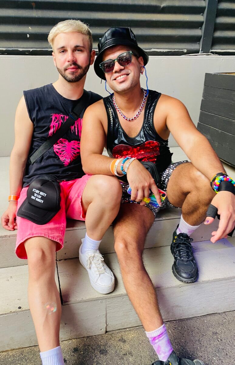 A platonic couple at New York Pride