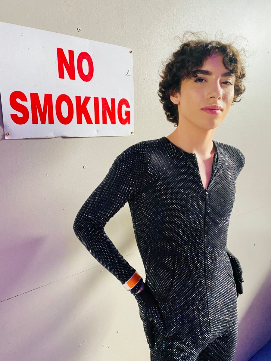 Twink in cat suit at New York Pride