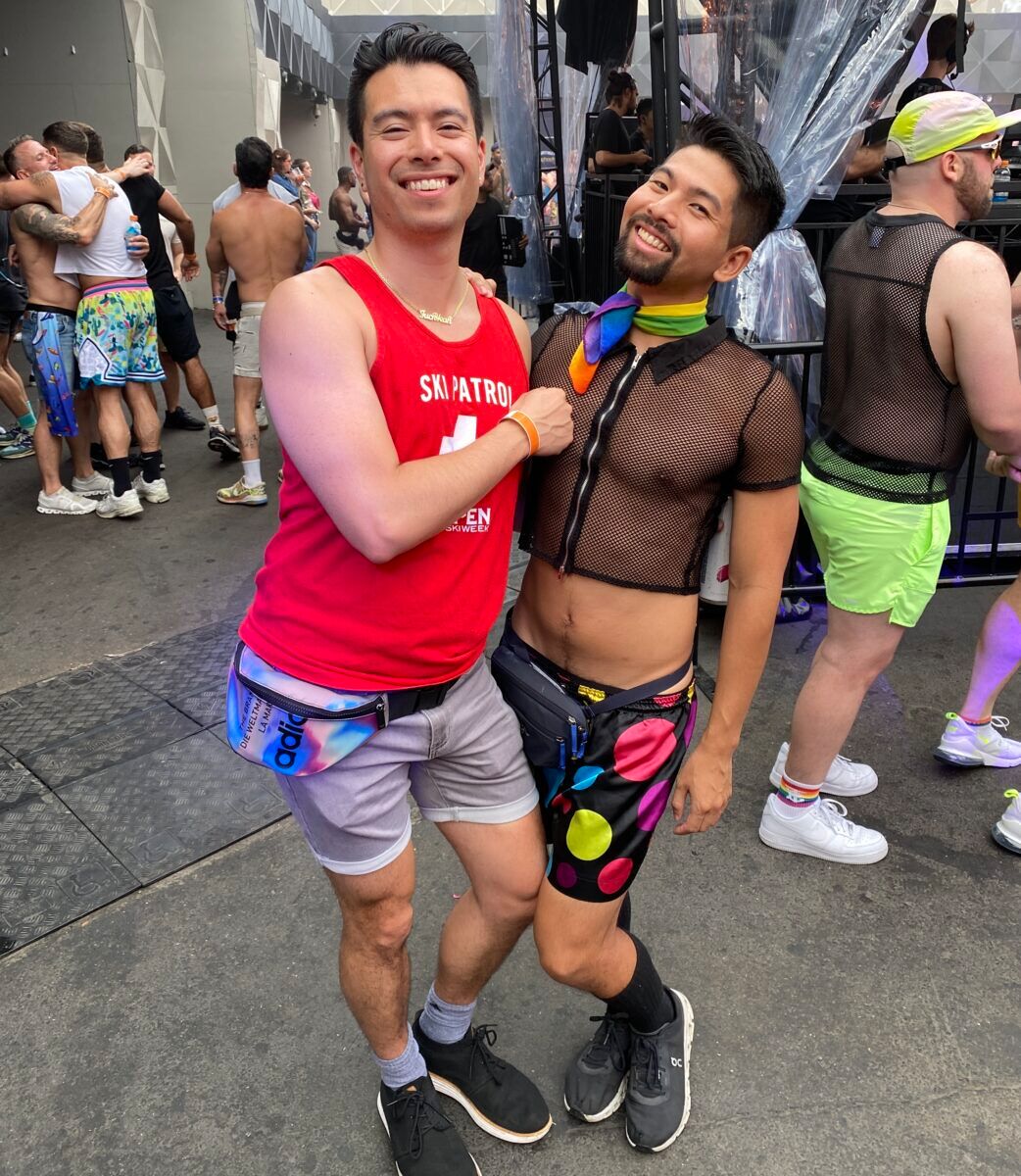 Alex Furuya and freind