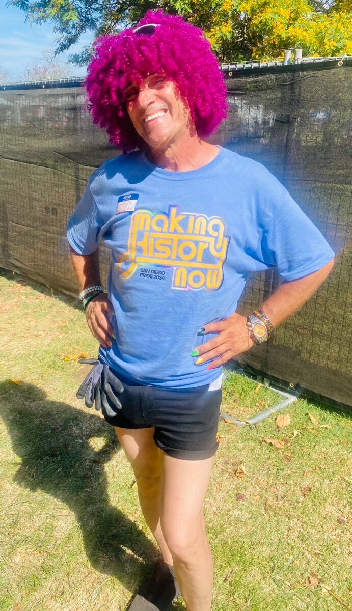 SD Pride volunteer