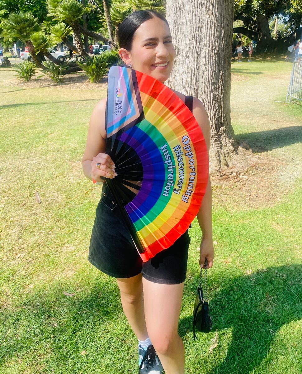 a San Diego Pride fan girl
