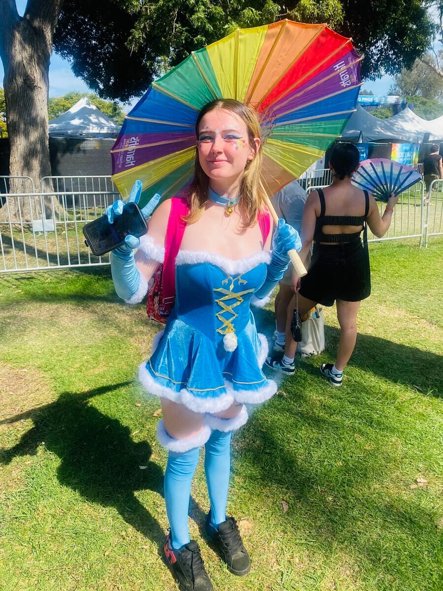 San Diego Pride cosplay girl