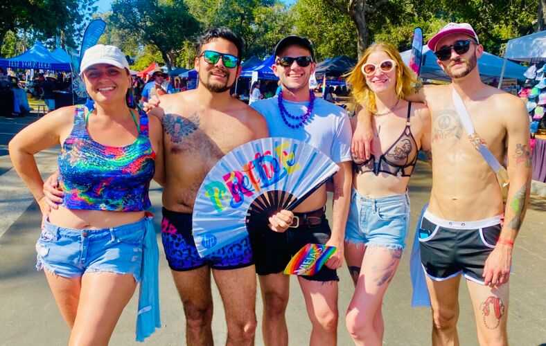 A diverse San Diego Pride group