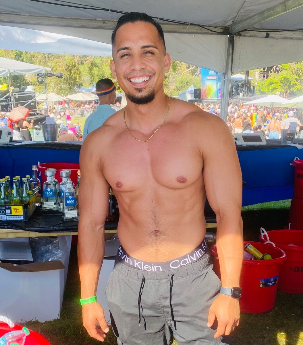 San Diego Pride bartender