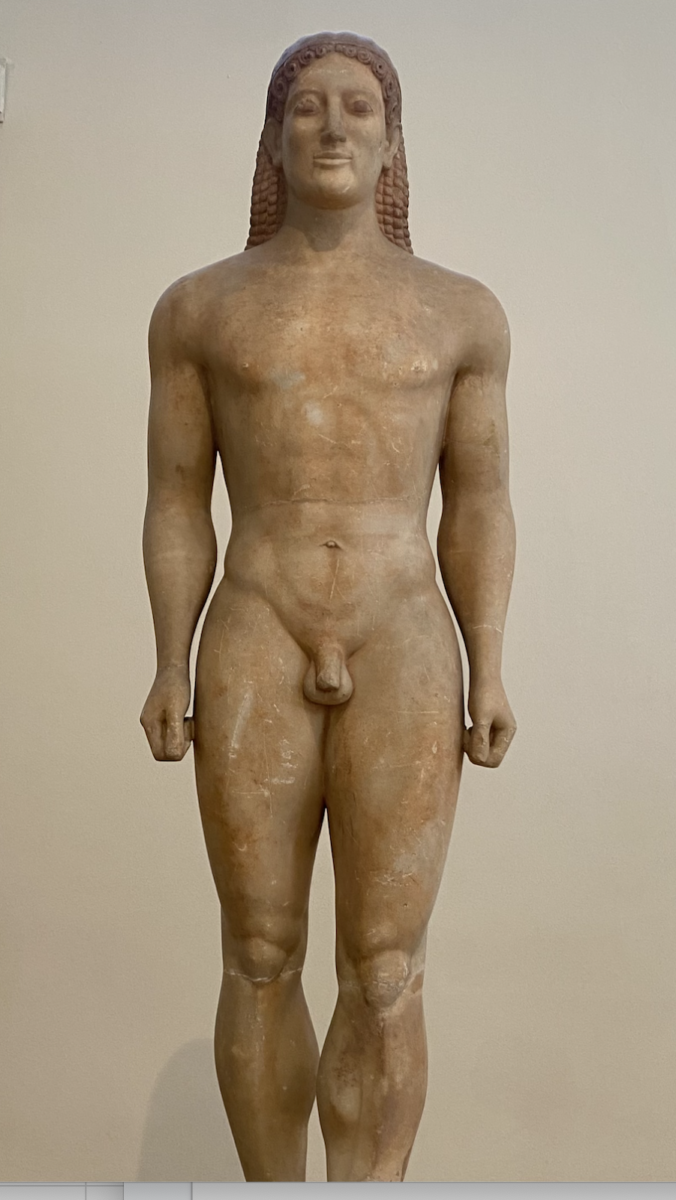 Anavysos Kouros, circa 530 BC, National Archaeological Museum