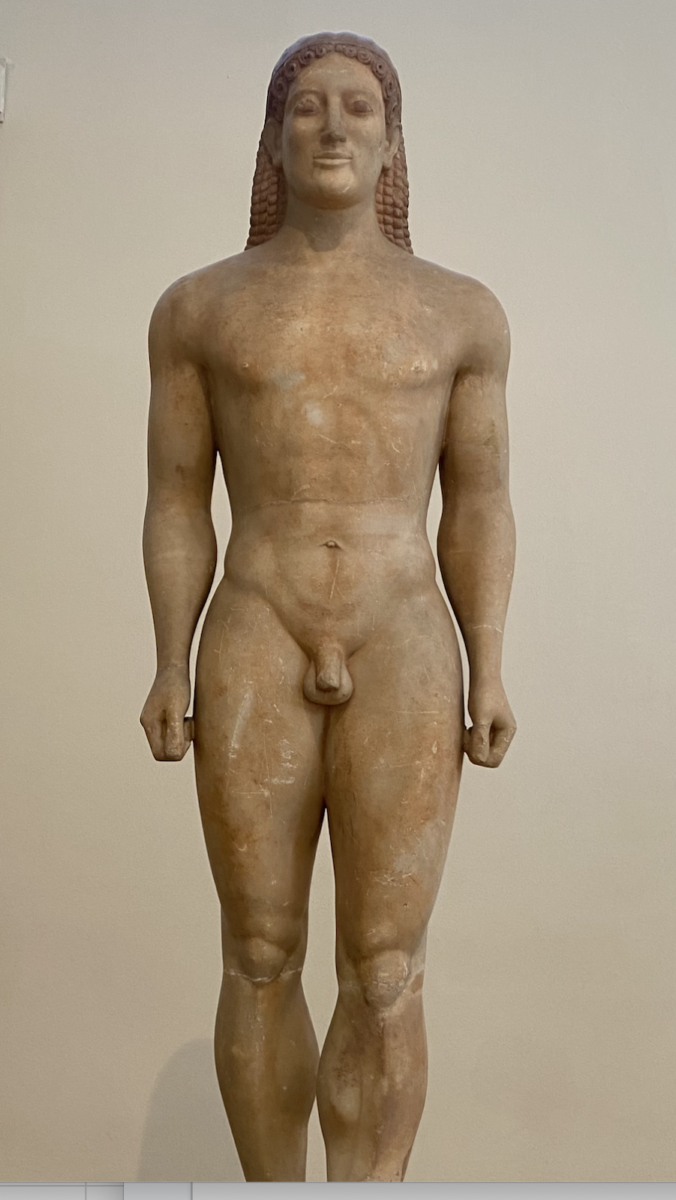 Anavysos Kouros, circa 530 BC, National Archaeological Museum 