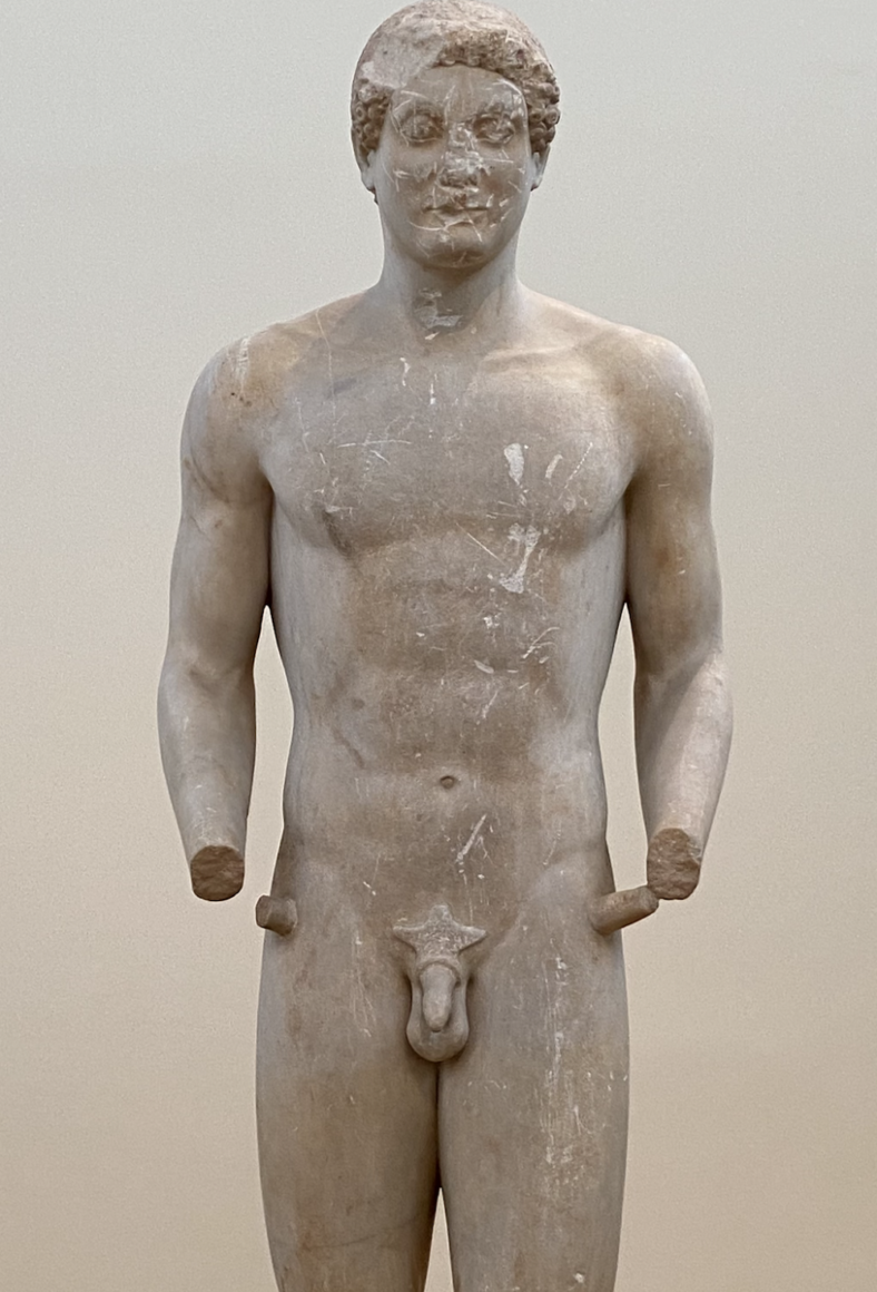 Aristodikos Kouros, circa 500 BC, National Archaeological Museum 