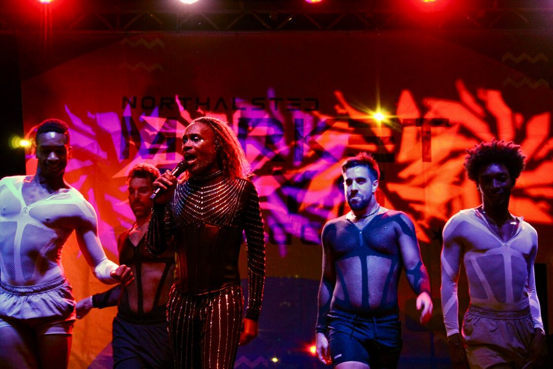 Billy Porter performs on stage