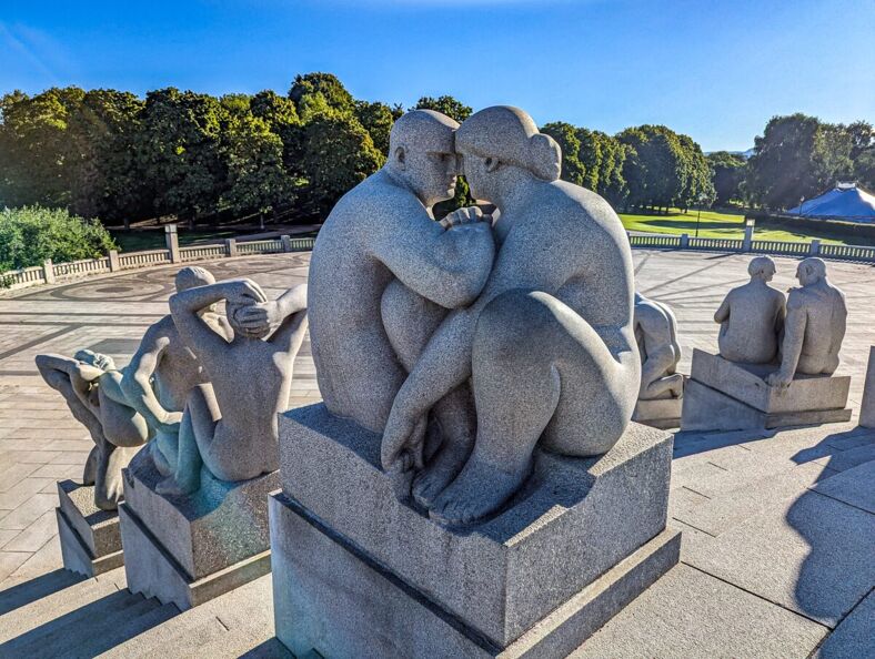 Statues at Vigeland Sculpture Park