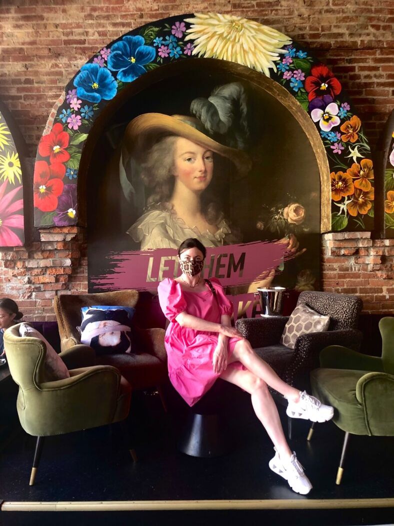 The Friends of Dorothy Lounge's mural of Marie Antoinette