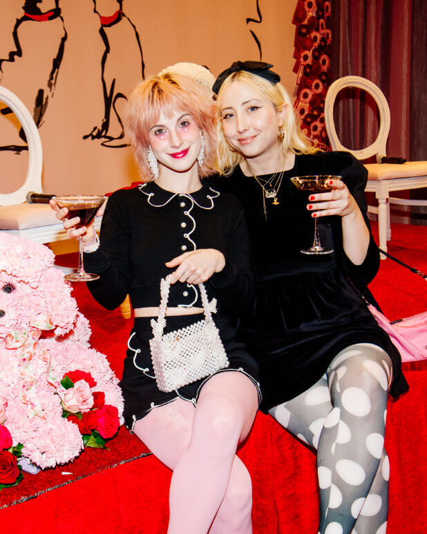 Hayley Williams and Lindsey Hartman at Susan Alexandra and Rachel Antonoff's NYFW Presentation Hosted by Ketel One Vodka