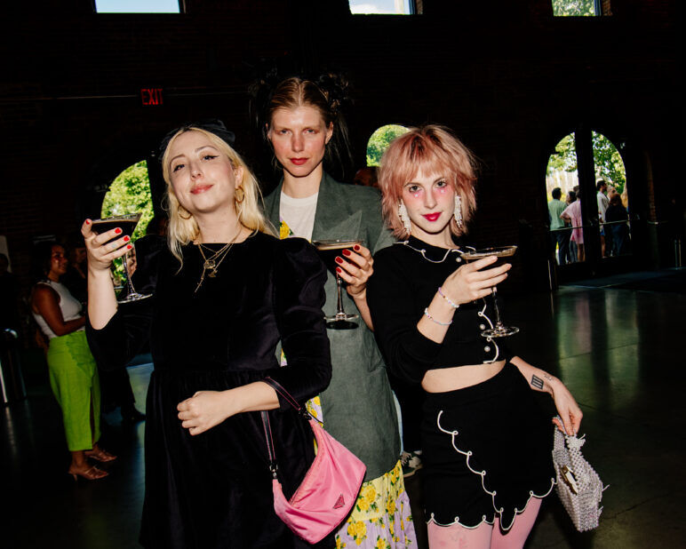 Lindsey Hartman, Elek and Hayley Williams at Susan Alexandra and Rachel Antonoff's NYFW Presentation Hosted by Ketel One Vodka