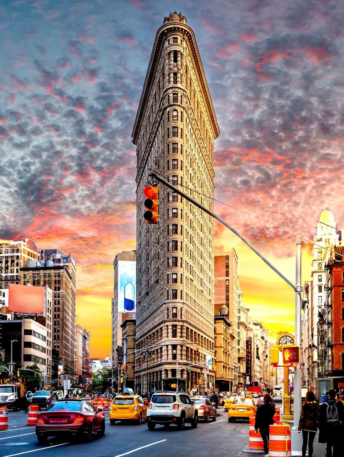 The Flatiron Building, New York City.
