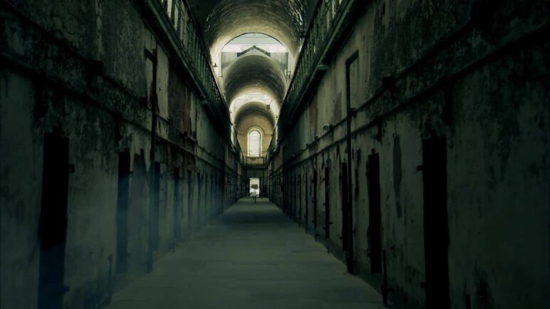 Interior of an abandoned cell block