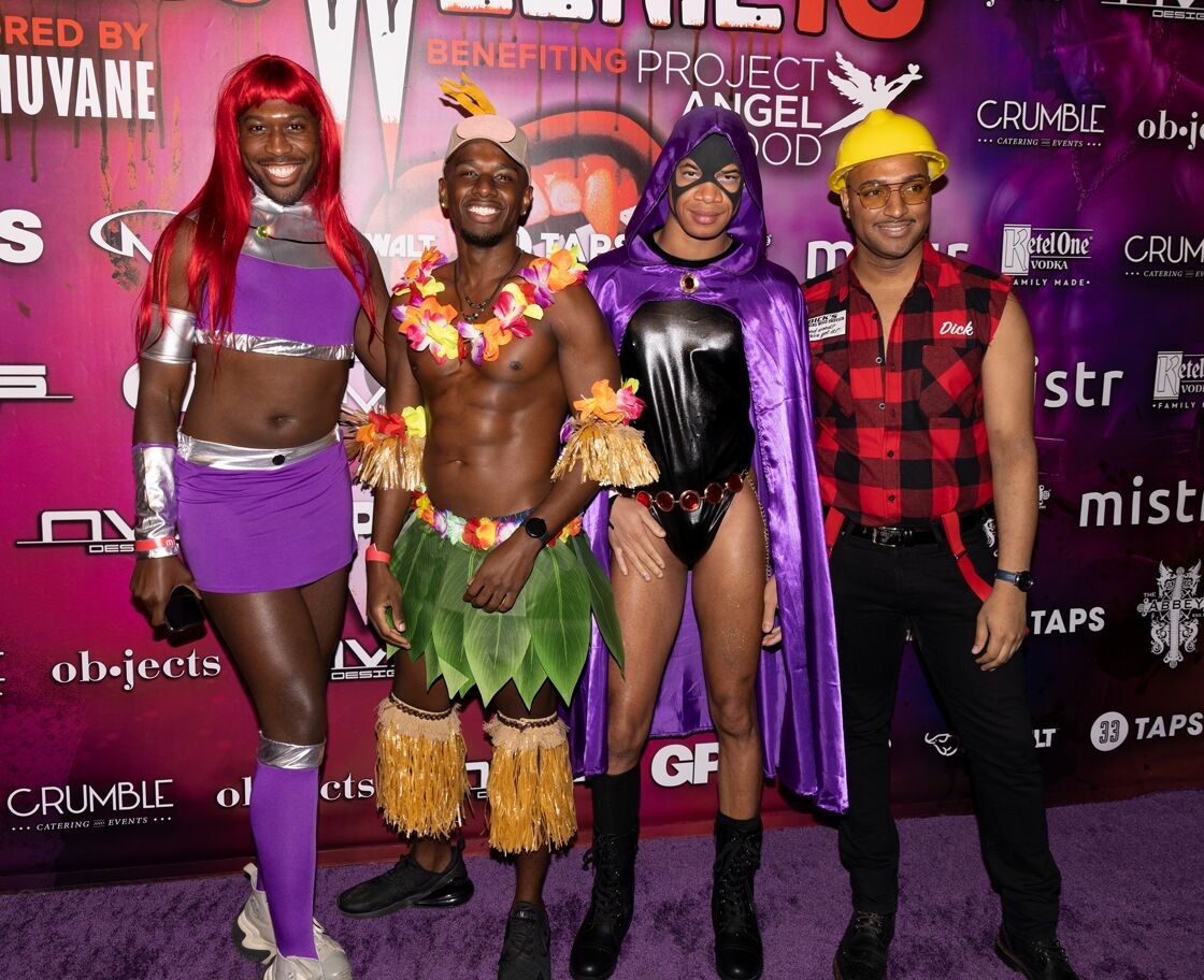 Gay men in Village People outfits