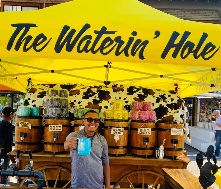 Waterin' Hole at Palm Springs Pride festival
