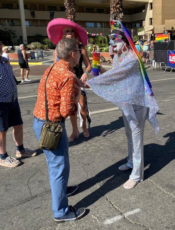 Drag queen at Palm Springs Pride