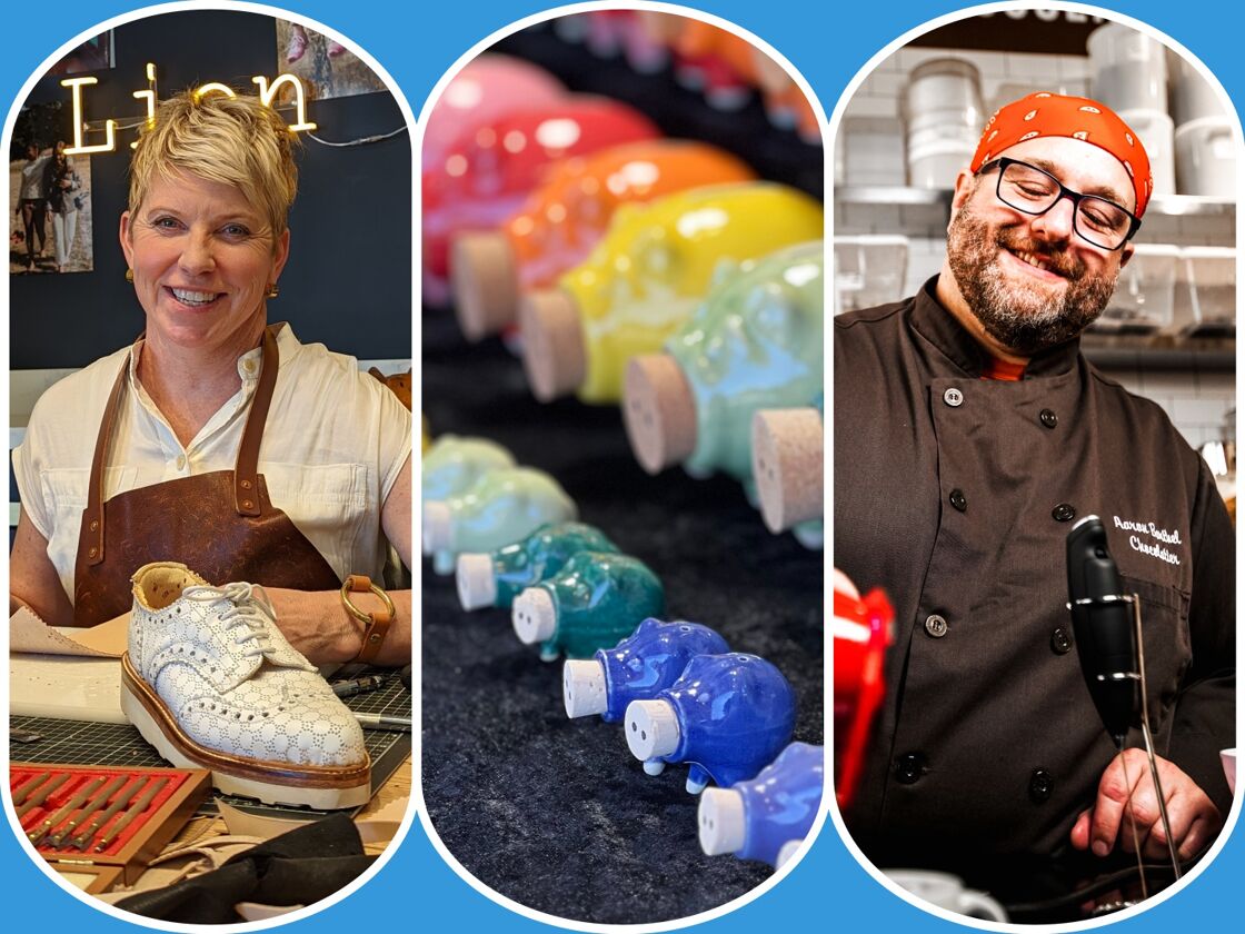 A collage of Seattle LGBTQ+ small businesses