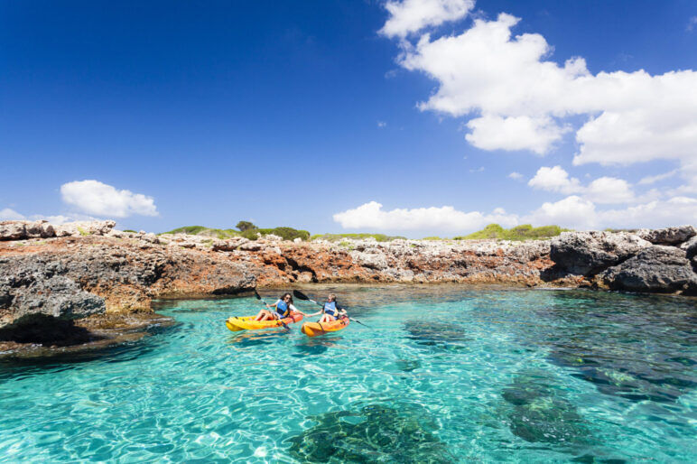 The beaches at Menorca are some of the most beautiful in Spain