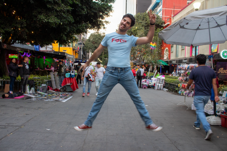 Chapu Garza is jumping at the chance to show tourists around Zona Rosa