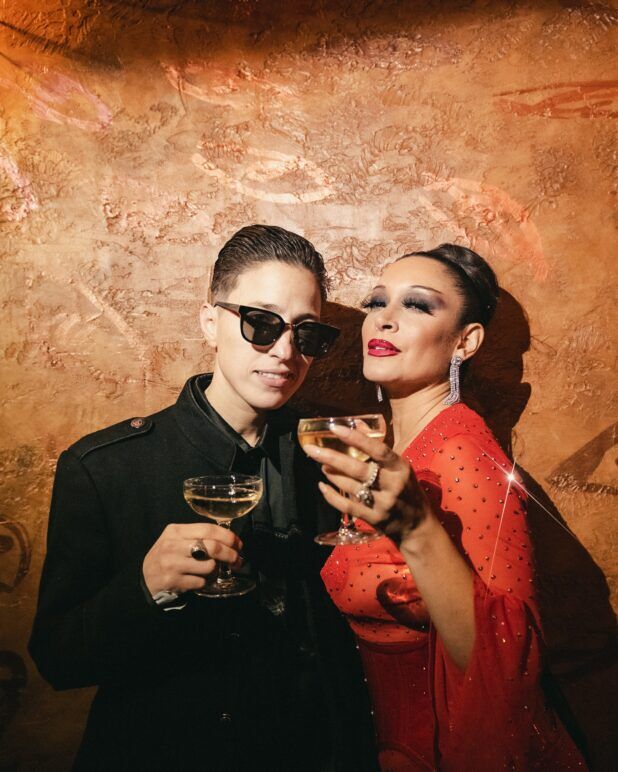 Cabaret at the Kit Kat Club pre-show party, December 18, 2024.. Photo by Luis Suarez.