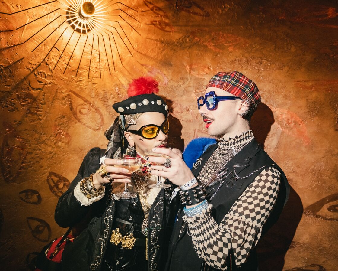 Cabaret at the Kit Kat Club pre-show party, December 18, 2024.. Photo by Luis Suarez.