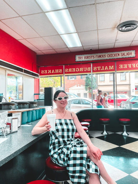 The soda fountain at Hurst Discount Drug