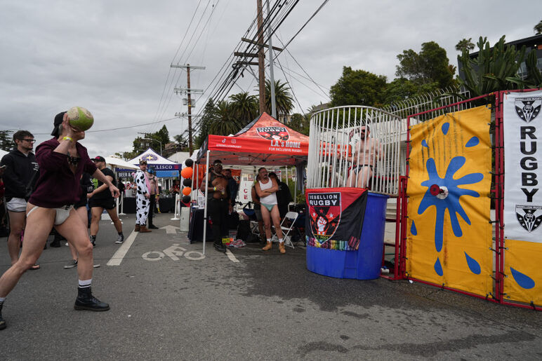 Rugby Dunk Tank fundraiser