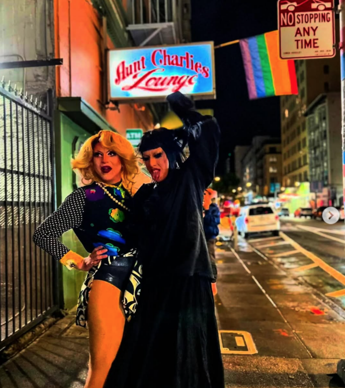 Aunt Charlie’s Lounge on Turk Street in the Transgender Cultural District.
