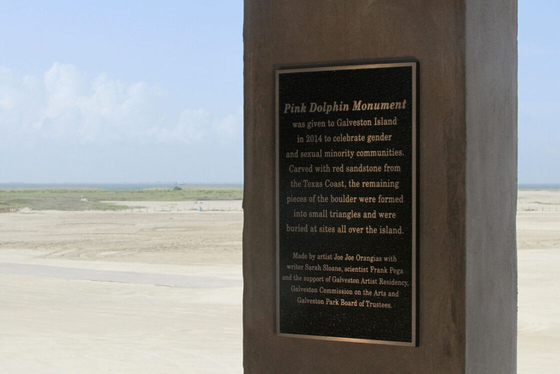A poem plaque. 