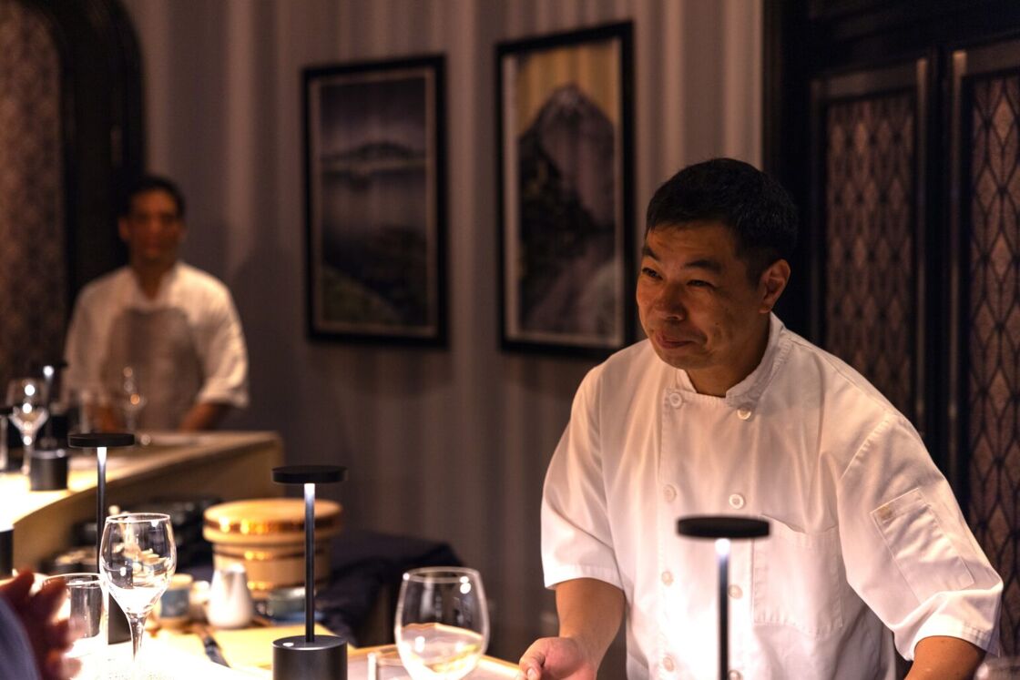 Chef Kei Yoshino, Taikun omakase, The Ritz-Carlton, Laguna Niguel.