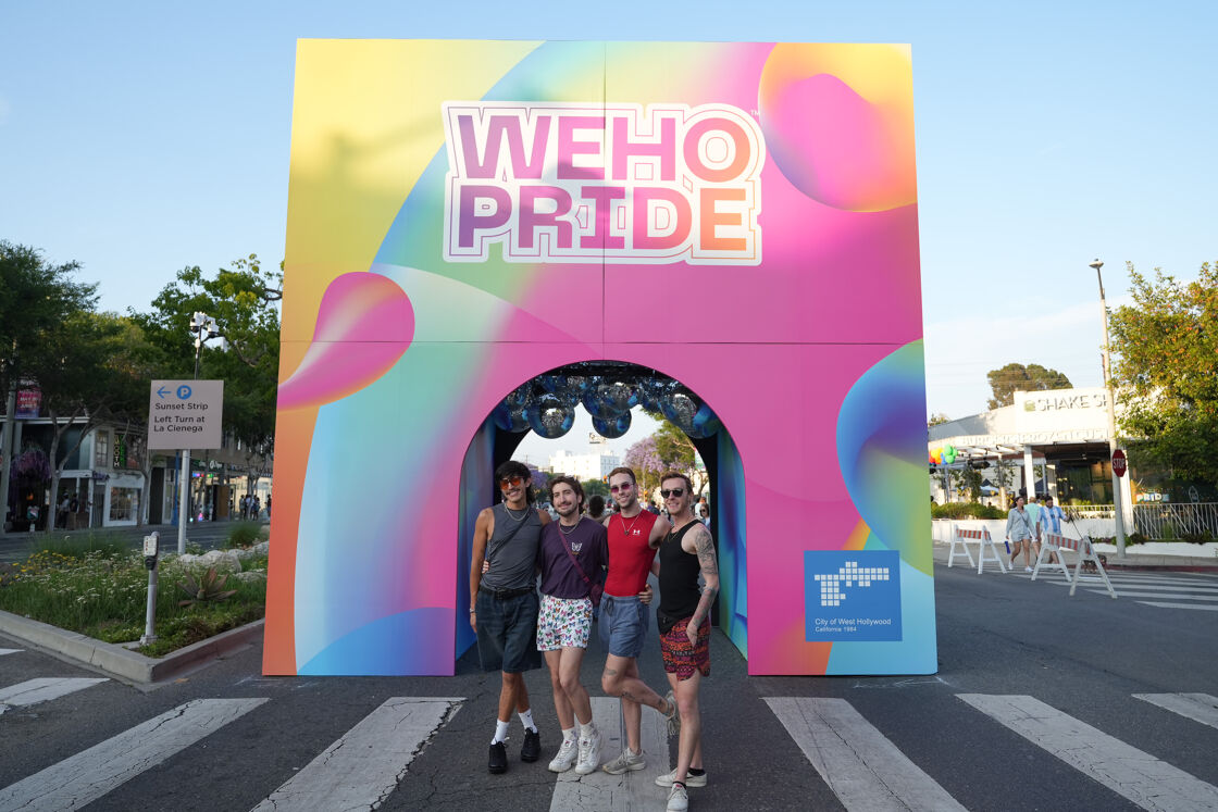 weho pride arch