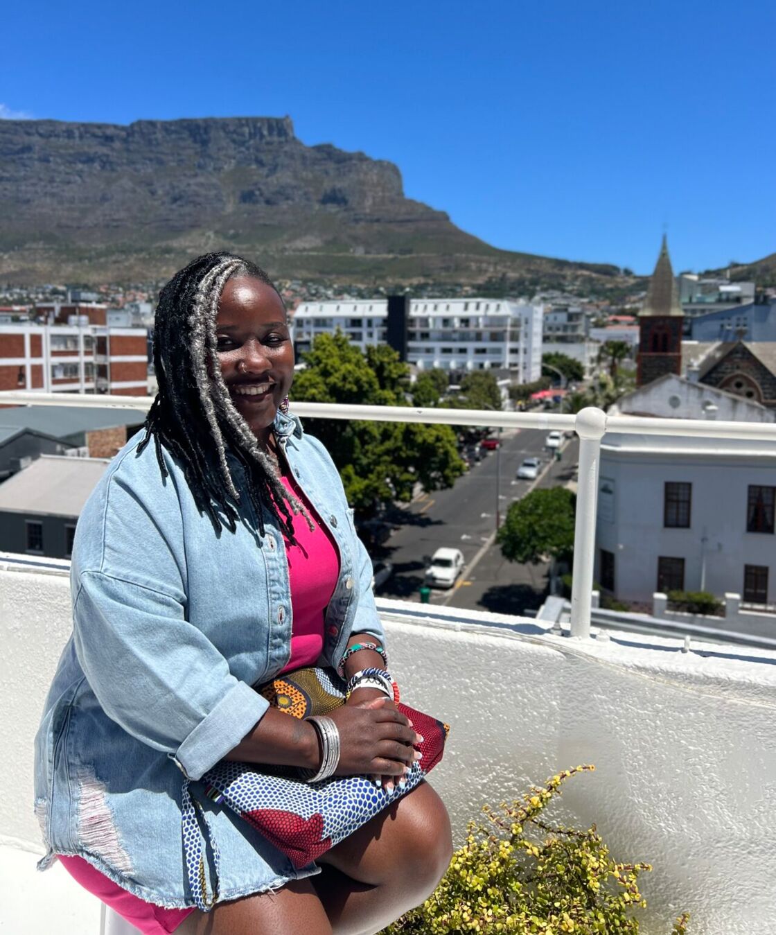 Nubia Younge in Cape Town, South Africa.