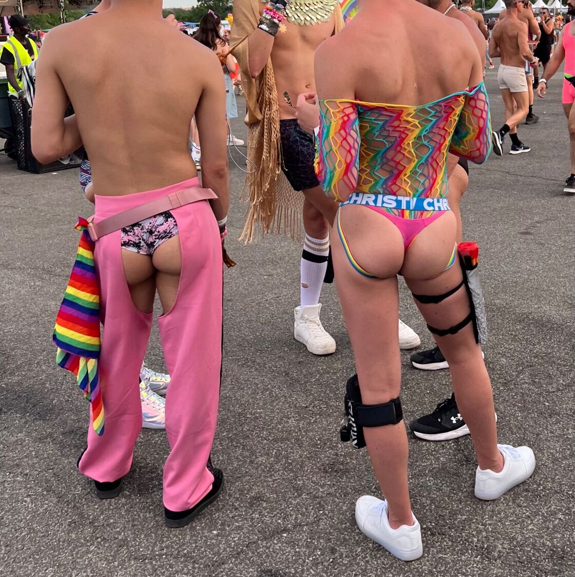 There were also plenty of cheeks