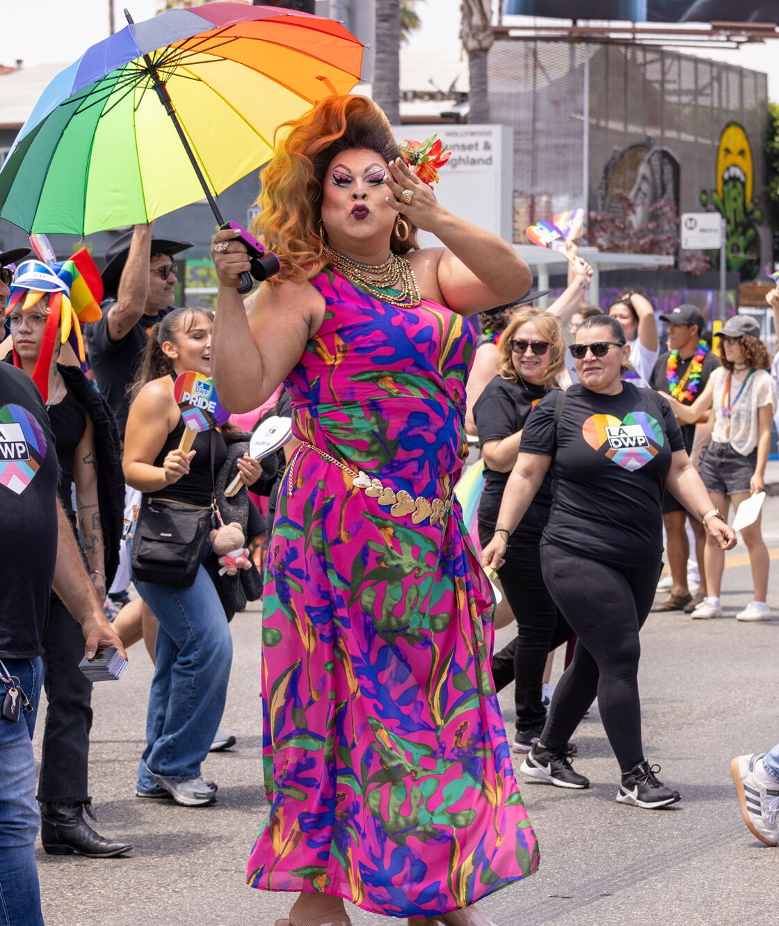 Drag queen striking a pose