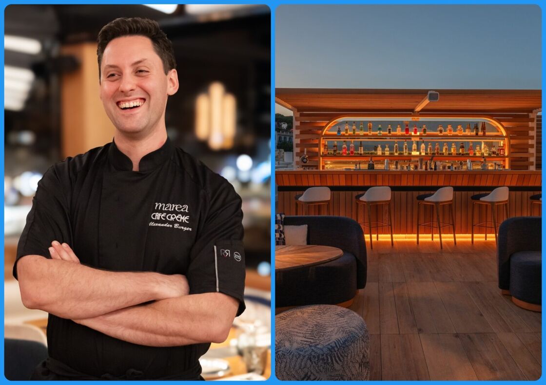 Marea executive chef Alexander Douglas Burger, Cannes, France.