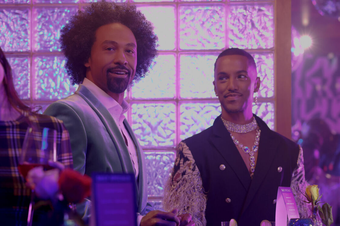 Jensen Atwood as Wade and Darryl Stephens as Noah in Noah's Arc: The Movie