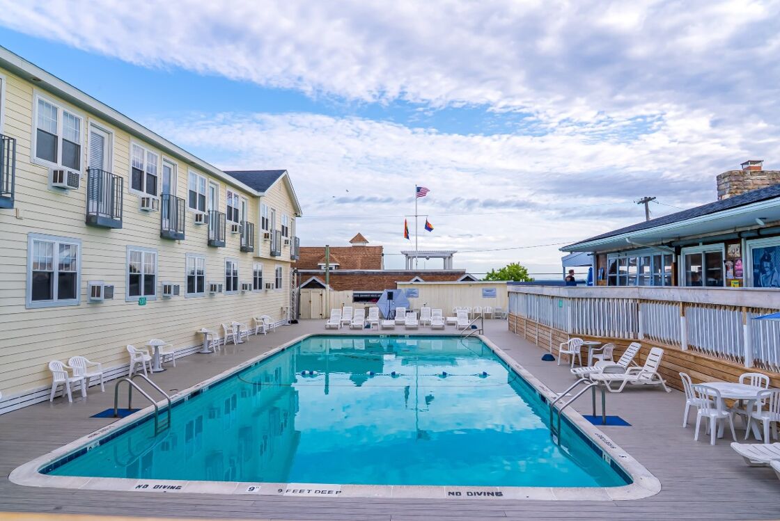 The pool at the Grove Hotel, Cherry Grove