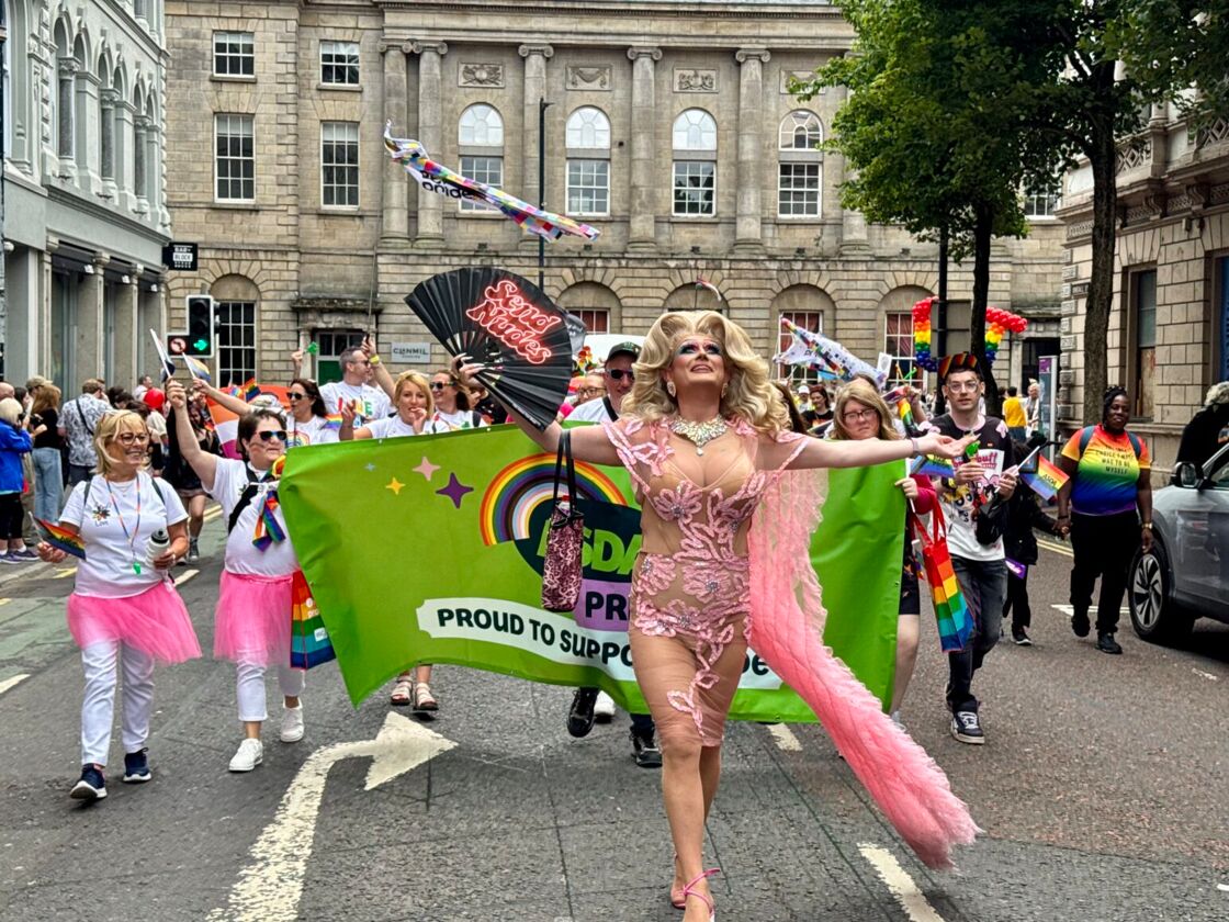Drag queens take to the streets of Belfast