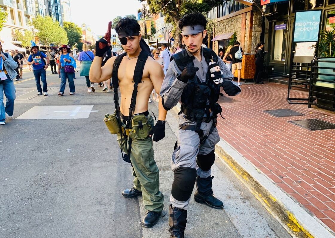 Posing at Comic Con