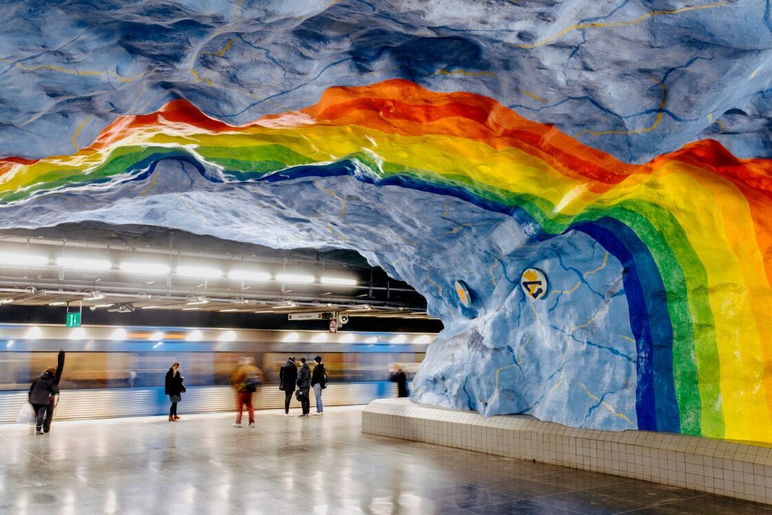 Stadion T-bana station 