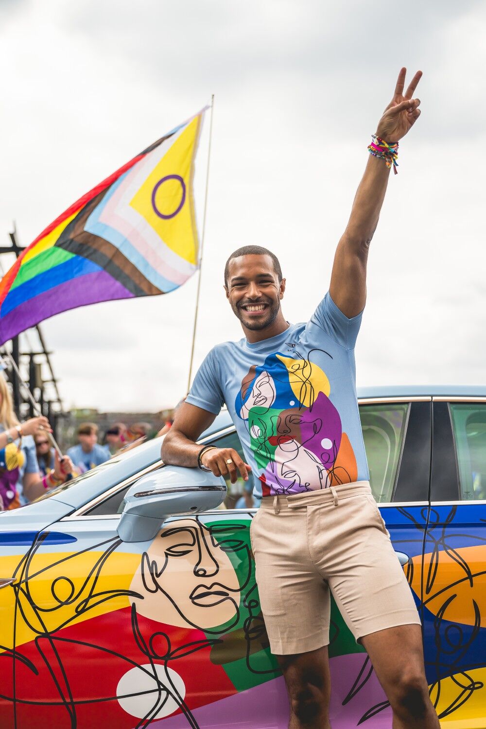 Michael Gunning at Manchester Pride