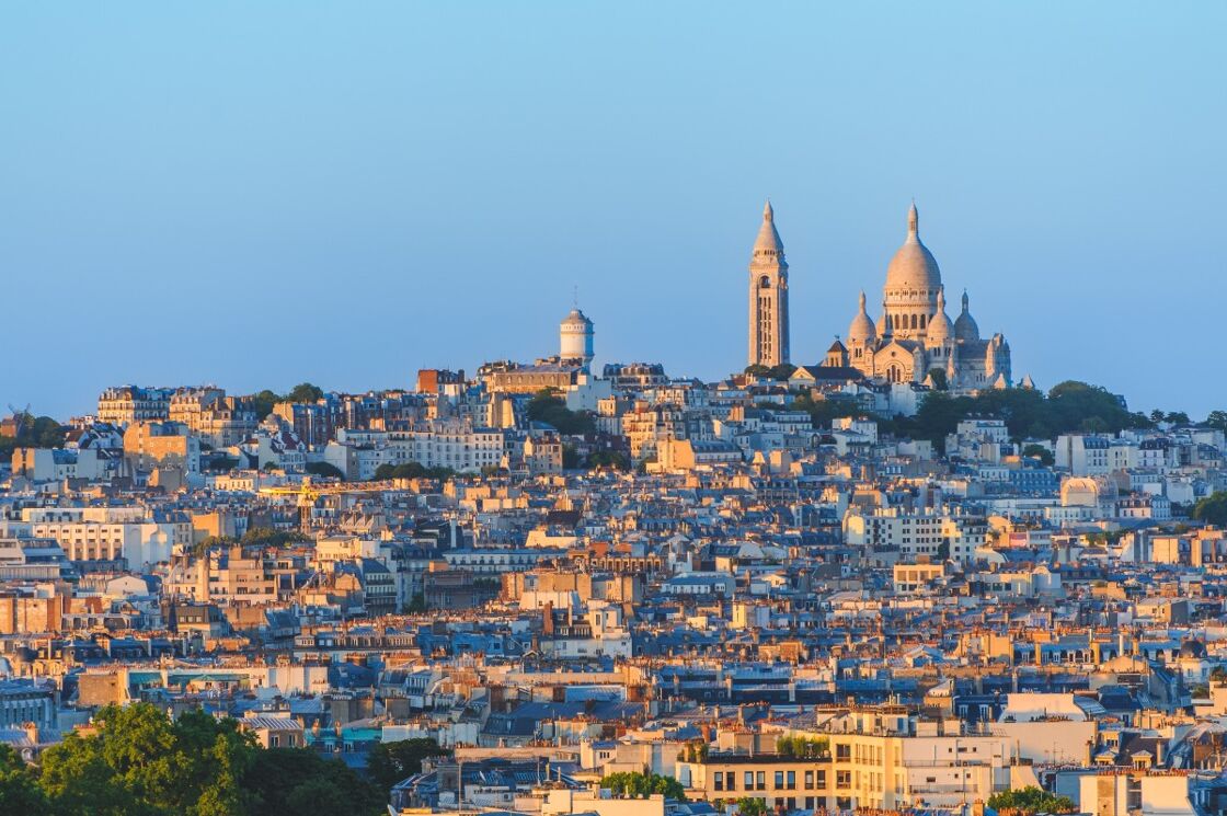 The Montmartre district of Paris