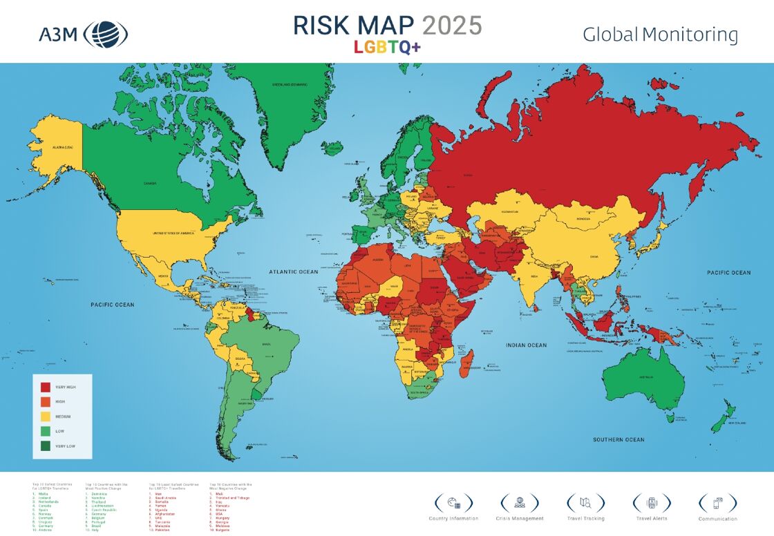 The global risk map 2025