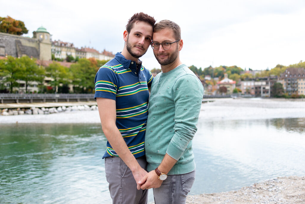 Couple learning to love each other in another tongue